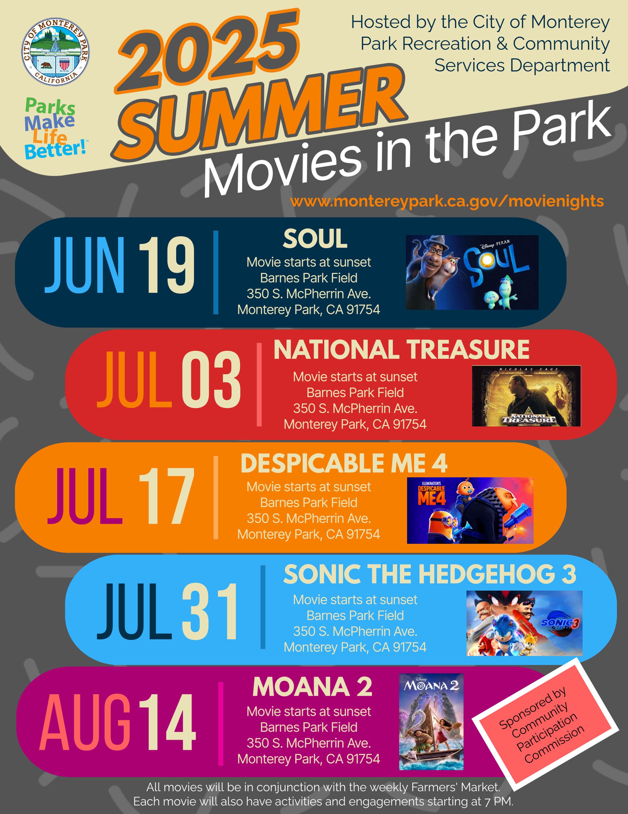 2025 Summer Movies