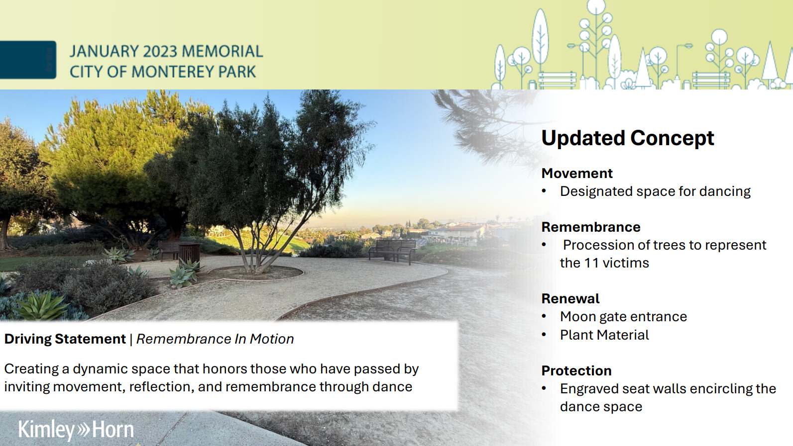 January 21 Memorial Rendering Concept